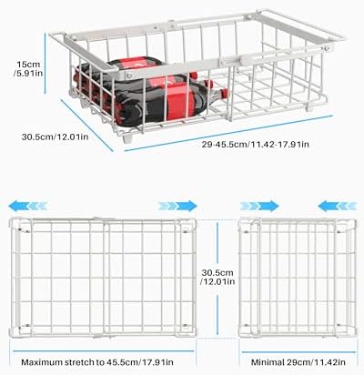 UMDONX 4-Pack Expandable Stackable Large Freezer Storage Boxes