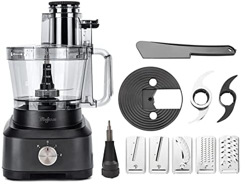 14-Cup Food Processor with French Fry Cutter, Grey