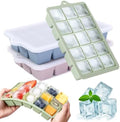 Silicone Ice Cube Tray 3 Pack, BPA Free Ice Trays for Freezer