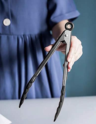 HINMAY Serving Tongs, 9-Inch, Set of 3