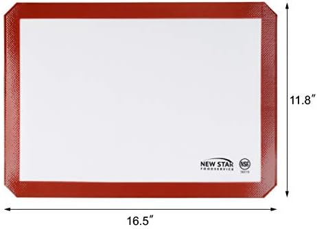 New Star Foodservice Commercial Grade Silicone Baking Mat Non Stick