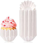 100 PCS Baking Cups Cupcake Liner Flared Brioche Muffin Wrappers