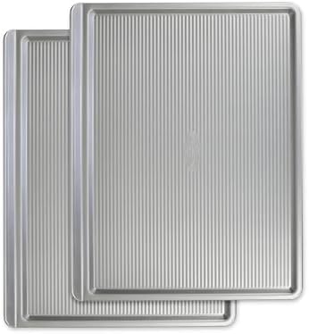 USA Pan Bakeware Cookie Sheet, Warp Resistant Nonstick Baking Pan