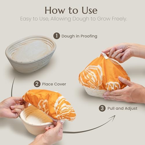 Reusable Beeswax Bowl Covers, 2 Pack, 10/11 Inch