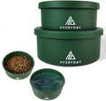 AVERYDAY 30 Oz Travel Dog Bowls with Lids, 2-in-1 Portable Pet Bowls