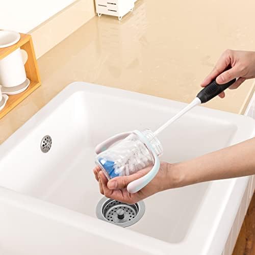 Amazer Bottle Brush Cleaner, Long Flexible Handle Bottle Brush Scrub