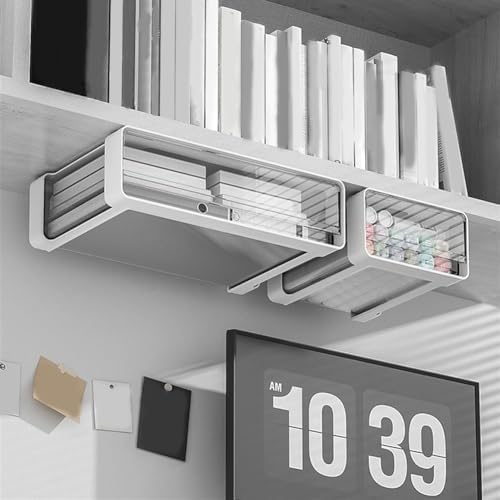 Paper Plate Holder, Under Cabinet Drawer Organizer, Plastic Storage