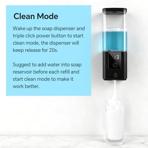 LAOPAO Soap Dispenser, Automatic Soap Dispenser Wall Mount