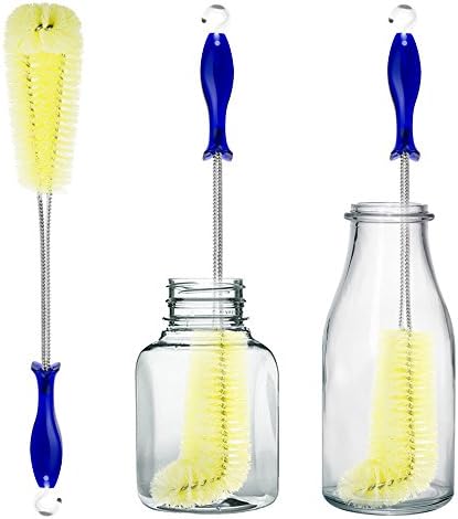 Long Bottle Brush Cleaner -16" Bottle Cleaning Brush Flexional Water