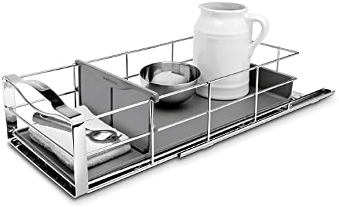 simplehuman 9-Inch Pull-Out Cabinet Organizer, Under Cabinet Sliding
