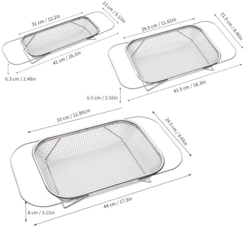 Over the Sink Colander,Expandable Strainers and Colanders with Fine