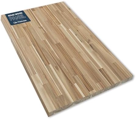36''L x 25''W x 1.5''Th Acacia Solid Wood Butcher Block Countertop