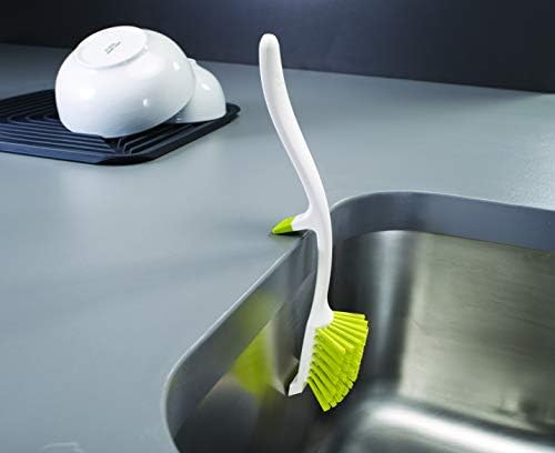 Joseph Joseph Edge Dish Brush with Sink Rest, Grey