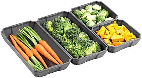 Silicone Sheet Pan Set, XOMOO Extra large size 4PCS Nonstick Silicone