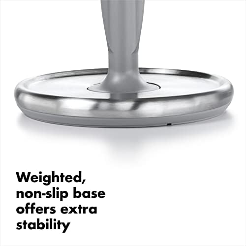 OXO Good Grips Steady Countertop Paper Towel Holder, Weighted Base
