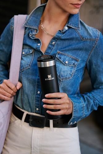 STANLEY Transit Flip Top Mug, 20 oz, Black 2.0