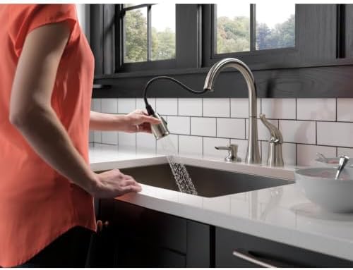 Delta Kate Kitchen Faucet with Pull-Down Sprayer, Stainless