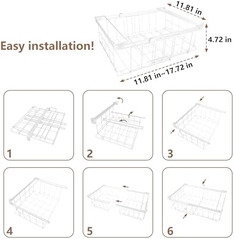 Freezer Organizer Bins, 4-Pack for Deep Freezers