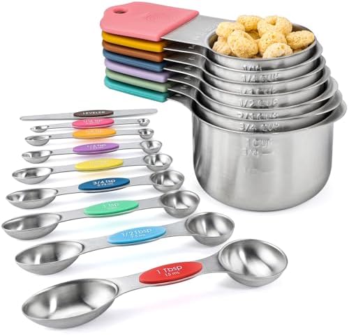 Magnetic Measuring Cups&Spoons Measuring Cup Double Sided Measuring