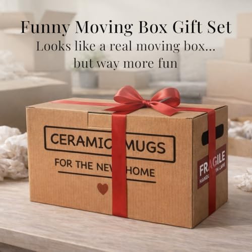 Triple Gifffted Housewarming Coffee Mug Gift Set, 13oz Ceramic