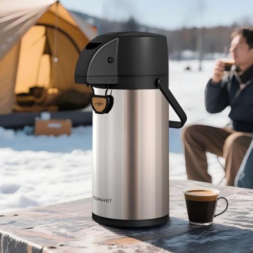 Airpot Coffee Dispenser Thermal with Pump,2.5L/85 Oz Insulated