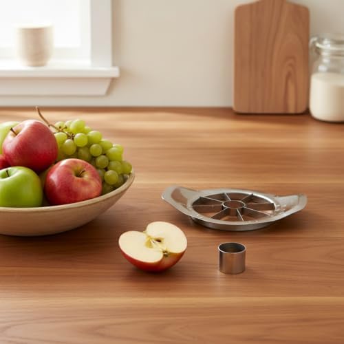 Kitchen Drawer Essential: Stainless Steel Apple Slicer and Corer for