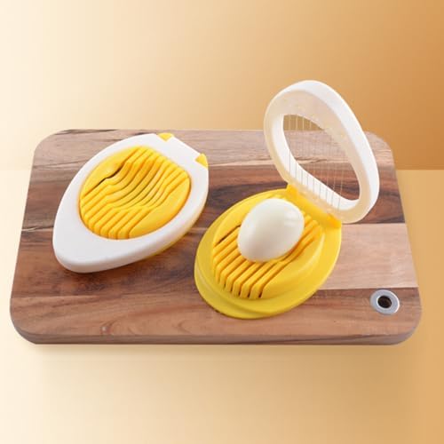 Plastic Egg Slicer for Even Slices, Kitchen Tool for Breakfast Prep