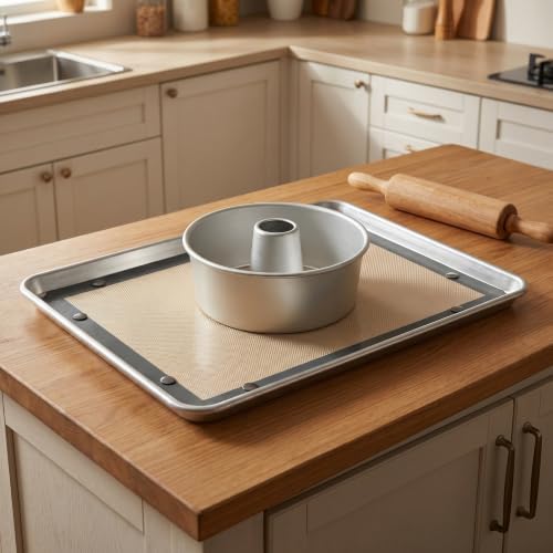 Zerodeko 2pcs Reusable Oven Baking Sheet: Silicone Baking Mat Non
