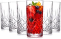 Highball Glasses - Drinking Glasses Set of 6 - Water Glasses