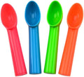 4PCS 19x4cm Food Grade PP Plastic Ice Cream Scoop Kitchen Accessories