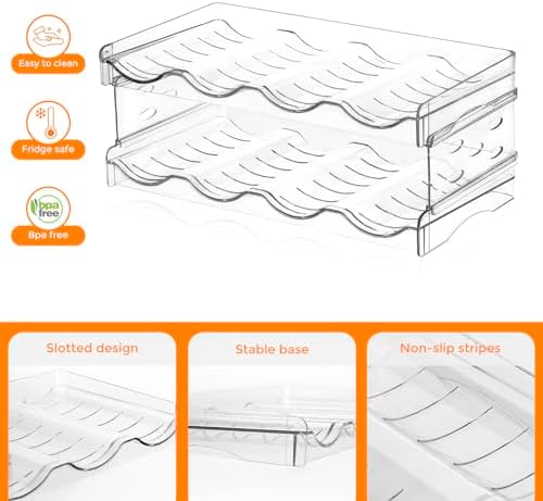 BoxedHome Plastic Water Bottle Organizer and Wine Rack Storage Holder
