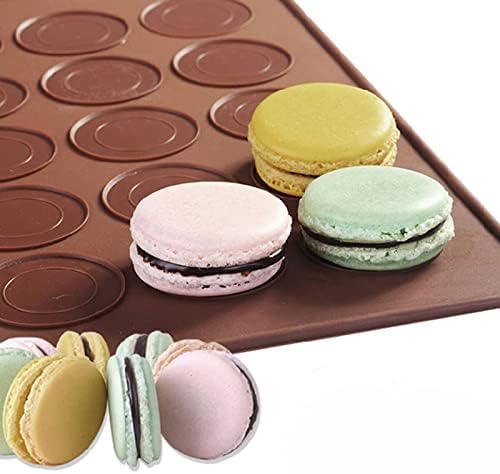 2 PCS 48 Capacity Macaron Silicone Baking Mat