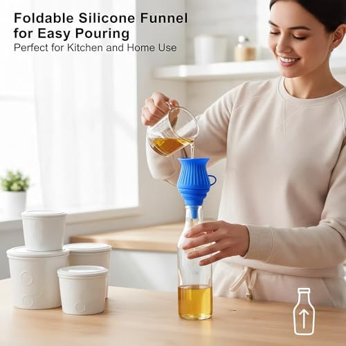 Li&Zhao Kitchen Funnels - 2 PCS Funnels for Kitchen Use Filling