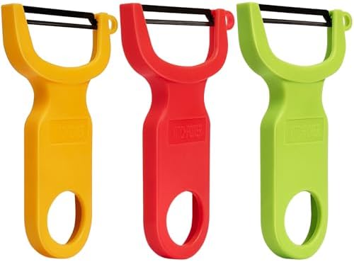 Original Vegetable Fruit Peeler Carbon Steel Blade 3 Pack