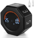 Small Pomodoro Productivity Timer with 5 Presets, Black