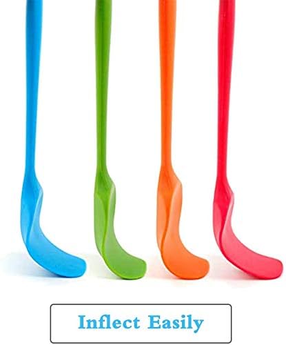4 Piece Silicone Spatulas Heat Resistant 11inch Large Rubber Spatulas - Image 3