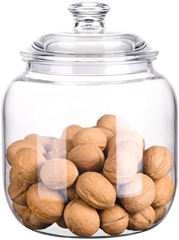 YUEJUM 128 oz Unbreakable & Dishwasher Safe Airtight Food Storage