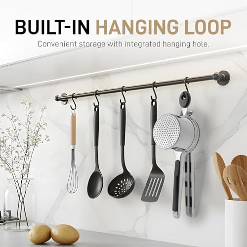 Large 15oz Potato Ricer Heavy Duty Stainless Steel Potato Masher and