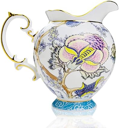 ACMLIFE Porcelain Creamer Set for Coffee Cup Set, 10.6 oz Bone China