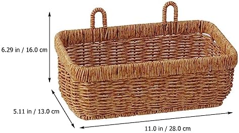 BESTonZON Hanging Woven Storage Basket Vegetable Fruit Keeper Veggies