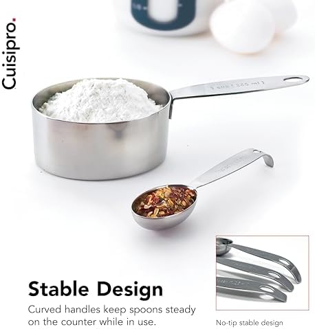 CUISIPRO Measuring Cup & Spoon Set SS