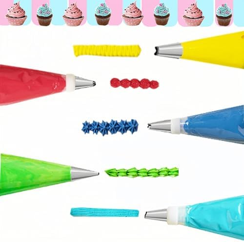 48-Piece Numbered Piping Tips, Cookie Icing Tips, Cookie Decorating