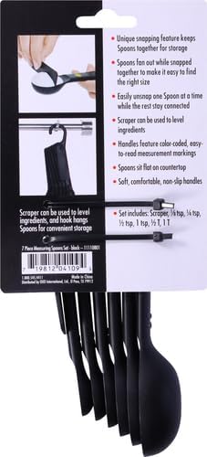 OXO Good Grips 7-Piece Plastic Measuring Spoons