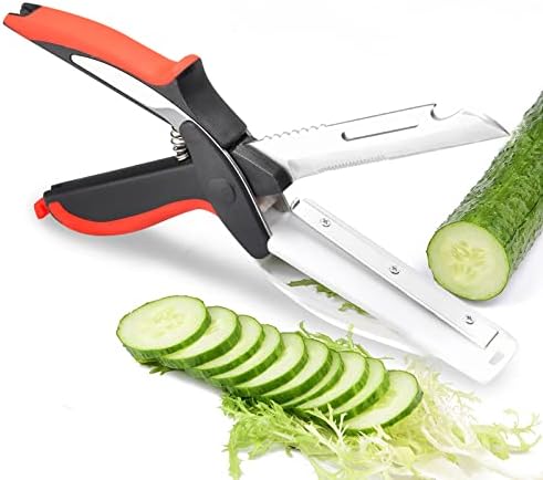 Vegetable Scissors and Food Cutter - Kitchen Shears With Cutting