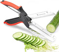 Vegetable Scissors and Food Cutter - Kitchen Shears With Cutting