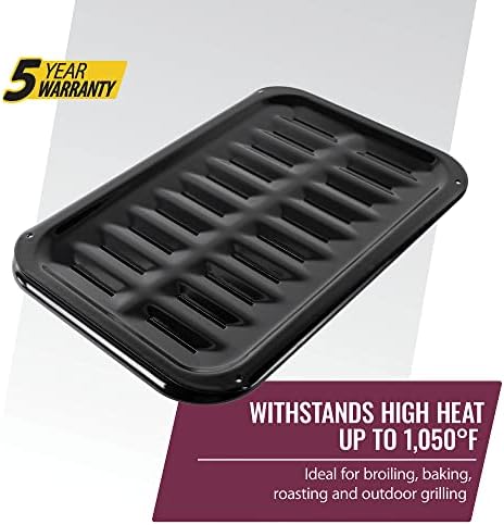 Certified Appliance Accessories Small 2-Piece Broiler Pan & Grill Set