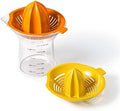OXO Good Grips 2-in-1 Citrus Juicer, Orange & Yellow