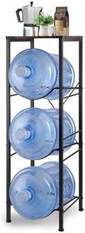 3-Tier Water Jug Rack for 5 Gallon Bottles, Heavy Duty Metal Water