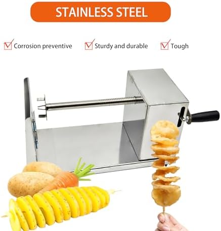 Tornado Potato Spiral Cutter, Stainless Steel