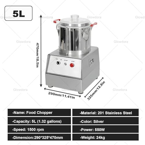 Multifunctional Electric Vegetable Chopper, 5L